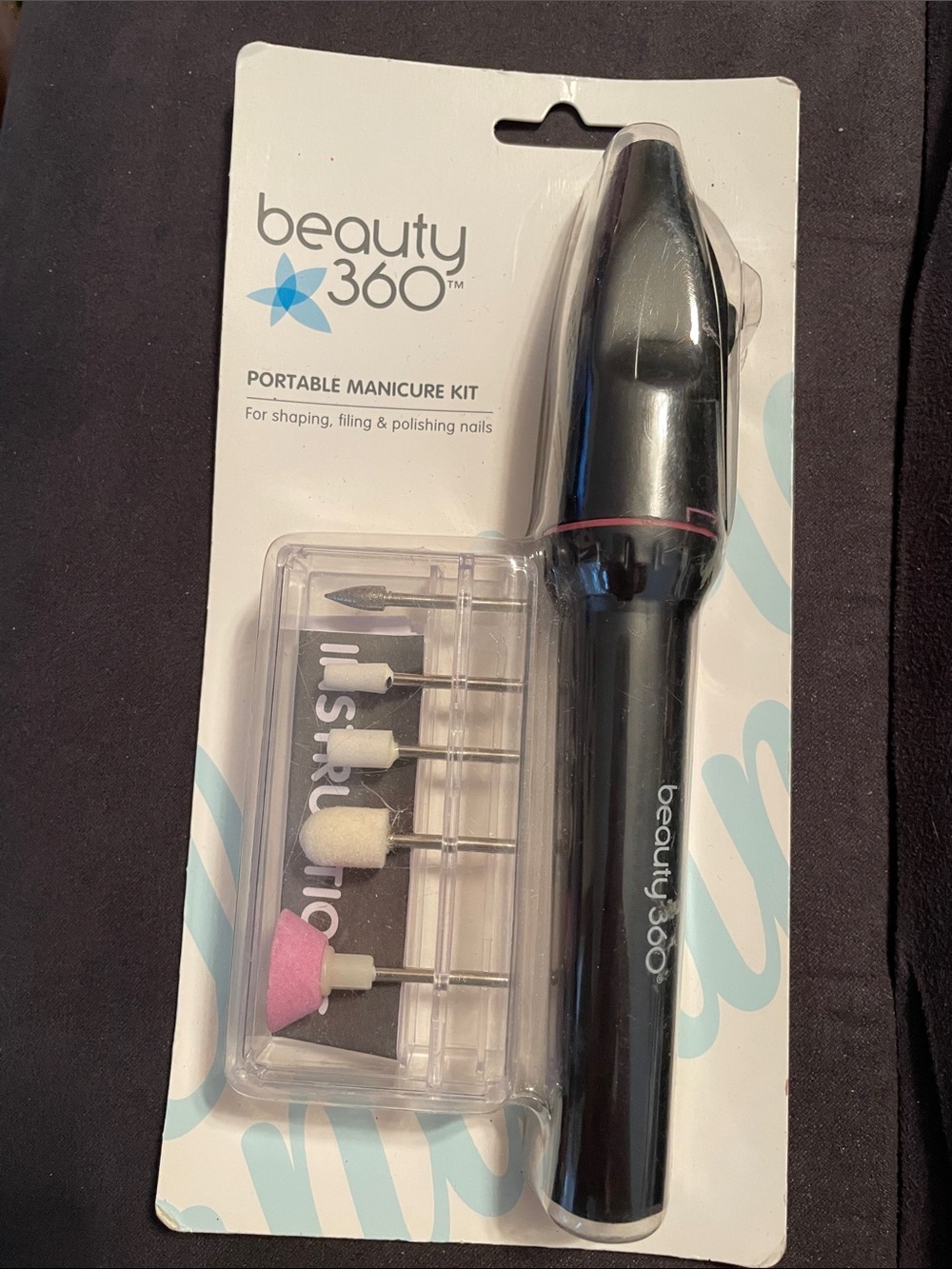 Portable Manicure Kit - Black Beauty 360 New